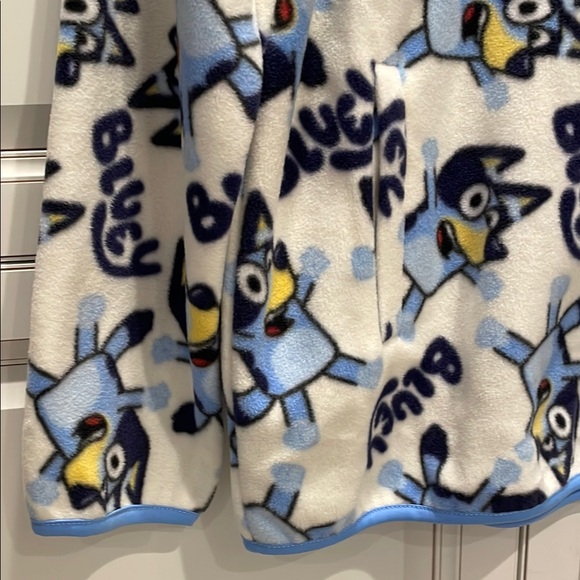 BLUEY Youth Polar Fleece Jacket Size L - Picture 12 of 16